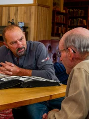 Dave Turin & Joseph Robert Roeder (Bob Roeder) at the National Mining Hall of Fame And Museum