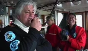 Paul Watson (l.), Peter Jay Brown