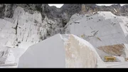 Marble in quarry.