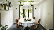 The new light, bright and airy dinning room that Leanna and Steve renovated together as seen on Restored by the Fords      Dinning room after 1