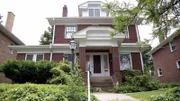 The original front exterior of the home that Leanne is renovating with her brother Steve Ford are renovating together as seen on Restored by the Fords                                         Exterior before 1