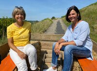 Annette Krause mit Conny Lehr vom Jakobshof in Bad Mergentheim/ Markelsheim. Annette Krause mit Conny Lehr vom Jakobshof in Bad Mergentheim/ Markelsheim.