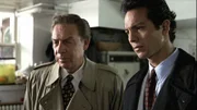 L-R: Lennie Briscoe (Jerry Orbach), Rey Curtis (Benjamin Bratt)