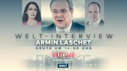 Knapp zwei Wochen vor der Wahl interviewen WELT-Chefmoderatorin Tatjana Ohm und Robin Alexander (Stellvertretender Chefredakteur WELT) live Armin Laschet, Kanzlerkandidat von CDU und CSU.