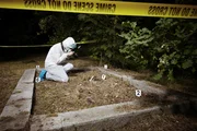 Crime scene investigation - collecting of evidence on place of crime