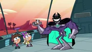 L-R: Timmy, Chloe, Flipsie, Dark Laser