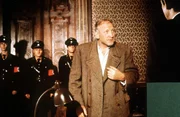 Die Tage des Einmarsches der deutschen Truppen im Jahre 1938 bewirken Veränderungen im Dritten Reich. Schon bald dringen diese auch in die kleine Welt des Wiener Vorstadt-Fleischhauers Karl Bockerer ein. Als Individualist leistet er mit bissigem Humor und großen Worten passiven Widerstand. Im Bild: Karl Merkatz (Karl Bockerer).