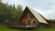 As seen on Living Alaska, home buyers Michael Funes and Jessica Ewing are looking for a home in the Mat- Su Valley that isn't too remote as Alaska will be a big change from their Delaware home. This property in Wasilla, AK features picturesque views from the back of the property.