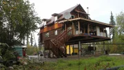 As seen on Living Alaska, Brian and Jaime Landrum, along with their five children, are moving from their farm in north Alabama to the remote village of Galena, AK to start a new life of adventure. This log cabin is one of the potential properties shown to them by their real estate agent and mayor of Galena, Jon Korta.