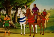 Ivanhoe ist König Richard Löwenherz treu ergeben. Der König wird vom österreichischen Kaiser gefangen gehalten. Ivanhoe versucht den König zu retten, doch dessen Bruder Prinz John hat andere Pläne...