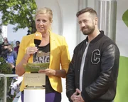 Andrea Kiewel und Bürger Lars Dietrich