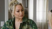 Stacey in kitchen talking to Darcey