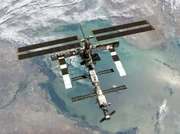 Die Internationale Raumstation ISS.