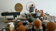 Ausschnitt aus dem Werk "The World an the Mind" von George Steinmann in der Ziegelhütte Appenzell