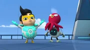 L-R: Sir Steel, Roboton