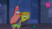 L-R: Patrick, SpongeBob