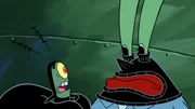 L-R: Plankton, Mr. Krabs