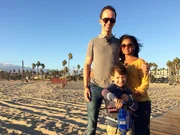 Michael Limmer (l.), Diane, Elias Limmer