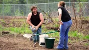 Gabe and Bird work on North Star Ranch.