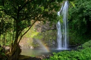 Der Luara-Wasserfall auf der Insel Bioko