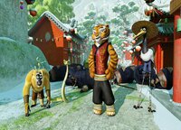 Kung Fu Panda - Ein schlagfertiges Winterfest Krieger: Affe, Mantis, Viper, Tigress, Kranich