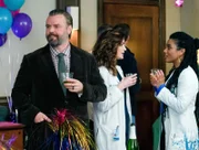 Tyler Labine (Dr. Iggy Frome), Janet Montgomery (Dr. Lauren Bloom), Freema Agyeman (Dr. Helen Sharpe).