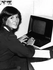 Heidi Roizen on Tandem computer, 1980s.