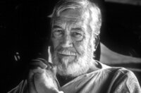 Aufnahme von John Huston (1906-1987) aus den 1980er Jahren: Er war Reporter, Offizier der mexikanischen Kavallerie, Schauspieler und Gentleman-Farmer. Als Regisseur erlangte er Weltruhm.