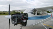 Beim Standlauf zeigt sich, ob die Cessna weitere Mängel aufweist oder tatsächlich nur der Zündmagnet defekt war.