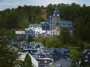 Lauscha in Thüringen - Zentrum für gläsernen Christbaumschmuck.