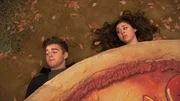 L-R: Max Thunderman (Jack Griffo), Phoebe Thunderman (Kira Kosarin)