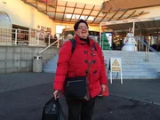 Weihnachtsshopperin Excalibur