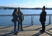 Kalani has a tense discussion with her Mother-in-law and Sister-in-law at the waterfront
