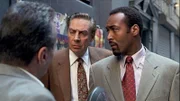 L-R Detective Lennie Briscoe (Jerry Orbach)und Detective Ed Green (Jesse L. Martin)