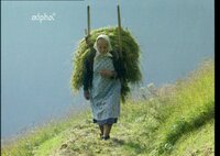 Altbäuerin Germana Thöni - die Letzte im Südtiroler Ultental, die vollständige Selbstversorgung mit den Produkten betreibt, die der Berg und die Landschaft hergeben.