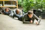 V.l.: Scully (Joel McKinnon Miller), Terry Jeffords (Terry Crews), Jake Peralta (Andy Samberg)