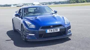 Jeremy Clarkson testet auf der Top Gear-Teststrecke den Nissan GT-R.