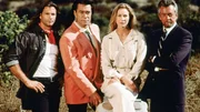 3. Staffel: (v.l.): Reno Raines (Lorenzo Lamas), Bobby Sixkiller (Branscombe Richmond), Cheyenne Phillips (Kathleen Kinmont) und Marshal Dixon (Stephen J. Cannell)