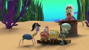 L-R: Preda Tory, Patrick, SpongeBob, Squidward, Mr. Krabs