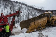 FINNSNES, NORWAY - â€¨Road rescuer Kjell Ernstsen is winching the dumper.â€¨â€¨(photo credit:  National Geographic Channels/ITV Studios Norway)