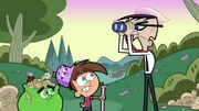 L-R: Cosmo, Wanda, Timmy, Mr. Crocker