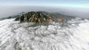 Blick auf den Berg Tai Shan.