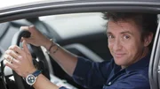 Richard Hammond testet den V12 Lamborghini Aventador auf der Top Gear-Teststrecke.