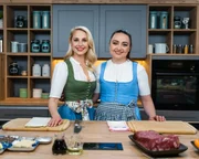 Silvia Schneider, Lydia Maderthaner („Rindsrouladen mit Erdapfelpüree“ und „Cookies“).