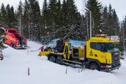 Stig working on site.  (National Geographic)