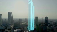 CGI overlay of the Varso Tower. (National Geographic)