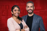 Tama Vakeesan und Mario Grossniklaus moderieren die TV-Sendung am 12. Januar 2022