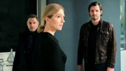 Tatort - Videobeweis
Ursina Lardi als Kim Tramell, Richy Müller als Thorsten Lannert, Felix Klare als Sebastian Bootz
SRF/SWR/Benoît Linder