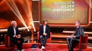 Boris Becker (l.) und Alexander Zverev im Gespräch mit Moderator Günther Jauch (r.)