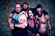 (v.l.n.r.): Aaron Insane, Prince Ahura, Baby Allison, Maggot. Die "Pretty Bastards" sind Prince Ahura und Maggot. - Bild kann für alle Folgen verwendet werden. -